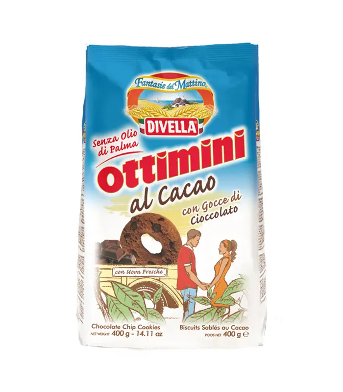 Divella - Ottimini Chocolate Chip Cookies - 400g